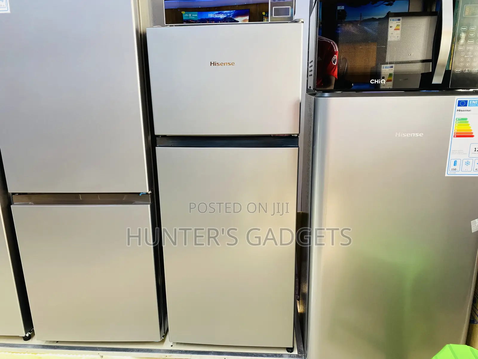 Hisense 160 Liters Brand New Double Door Fridge
