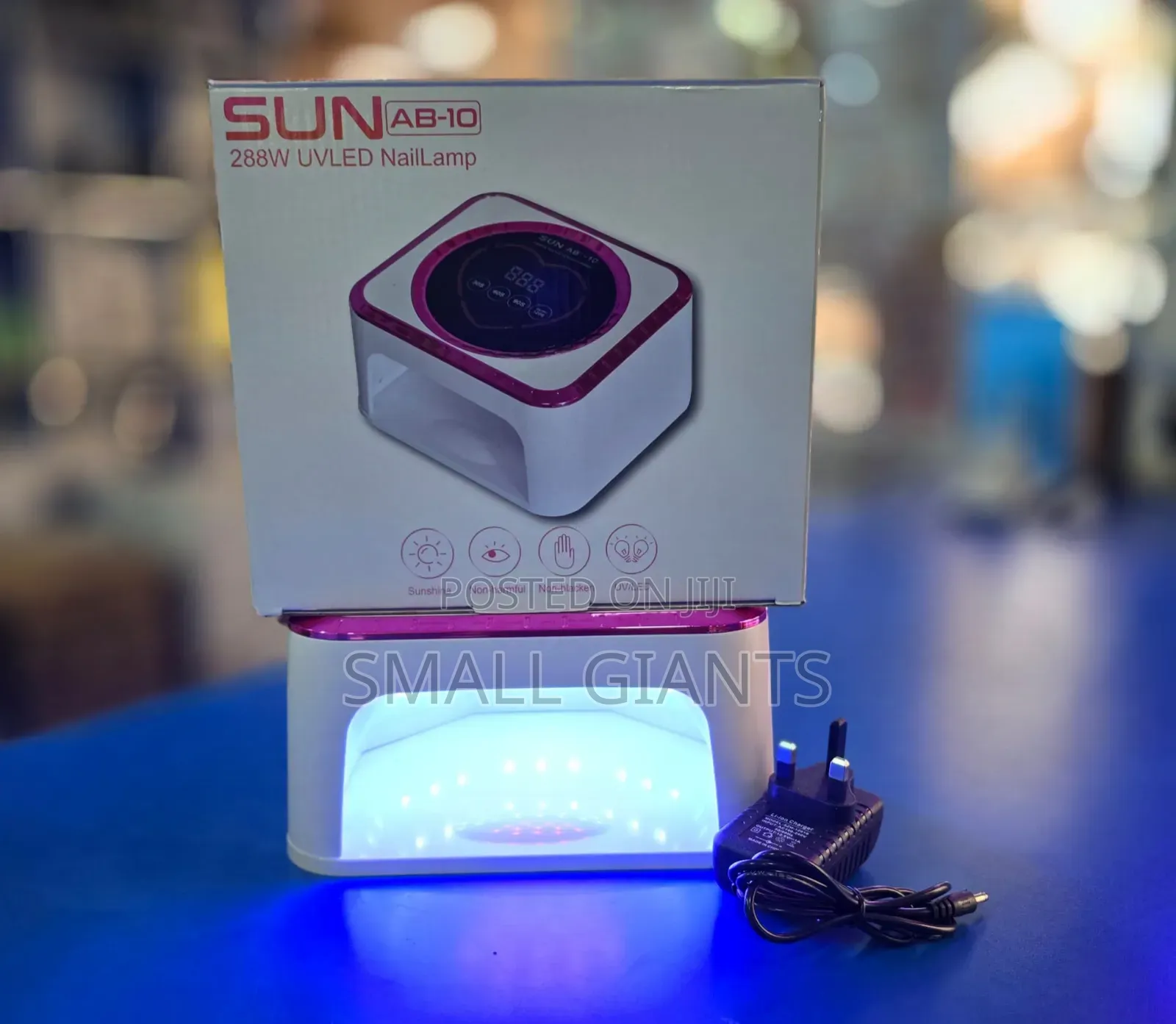 288watts Sun AB-10 UV Led Rechargeable Nail Lamp