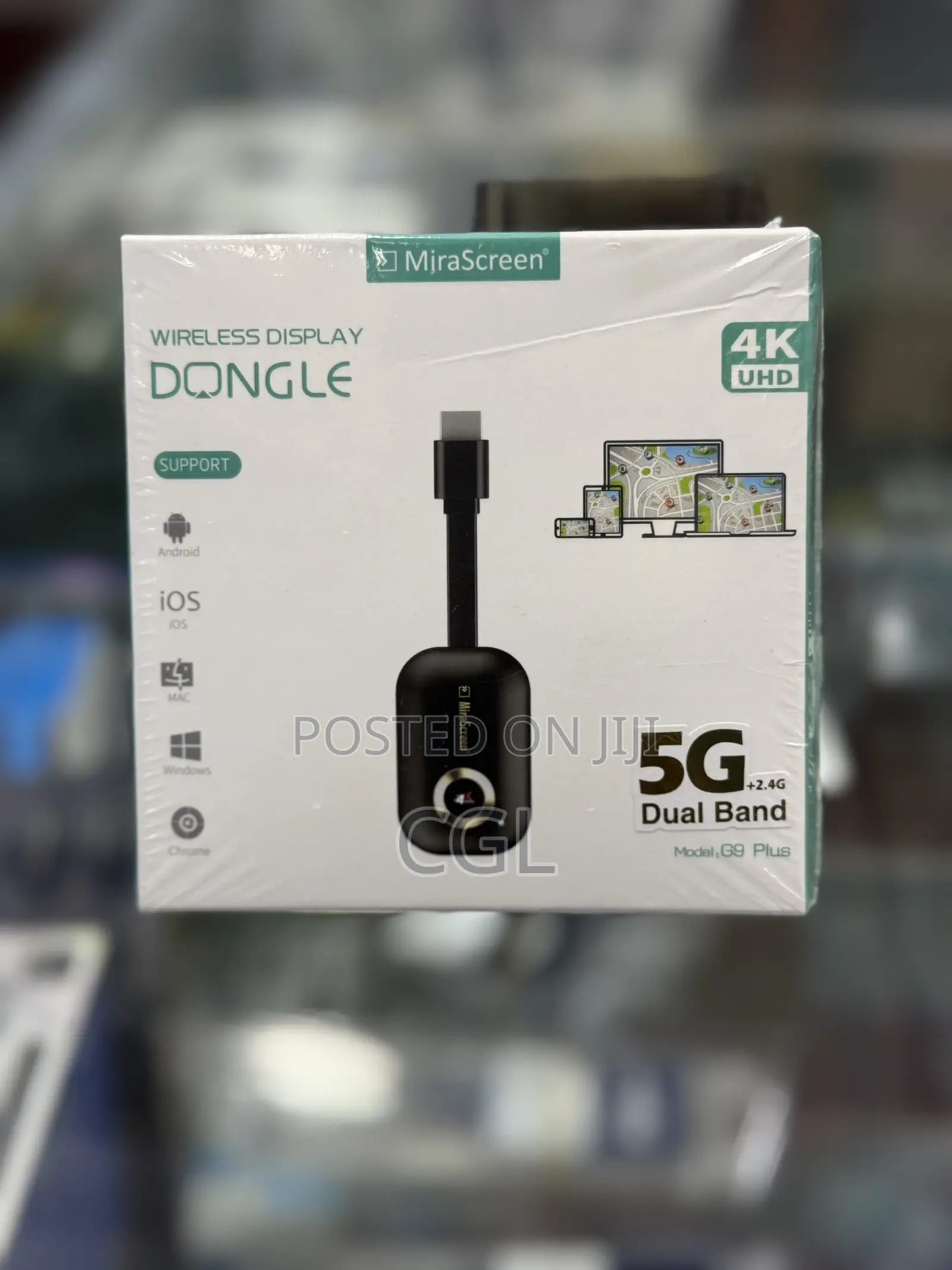 G9 Plus Wireless Display Dongle Mira Screen