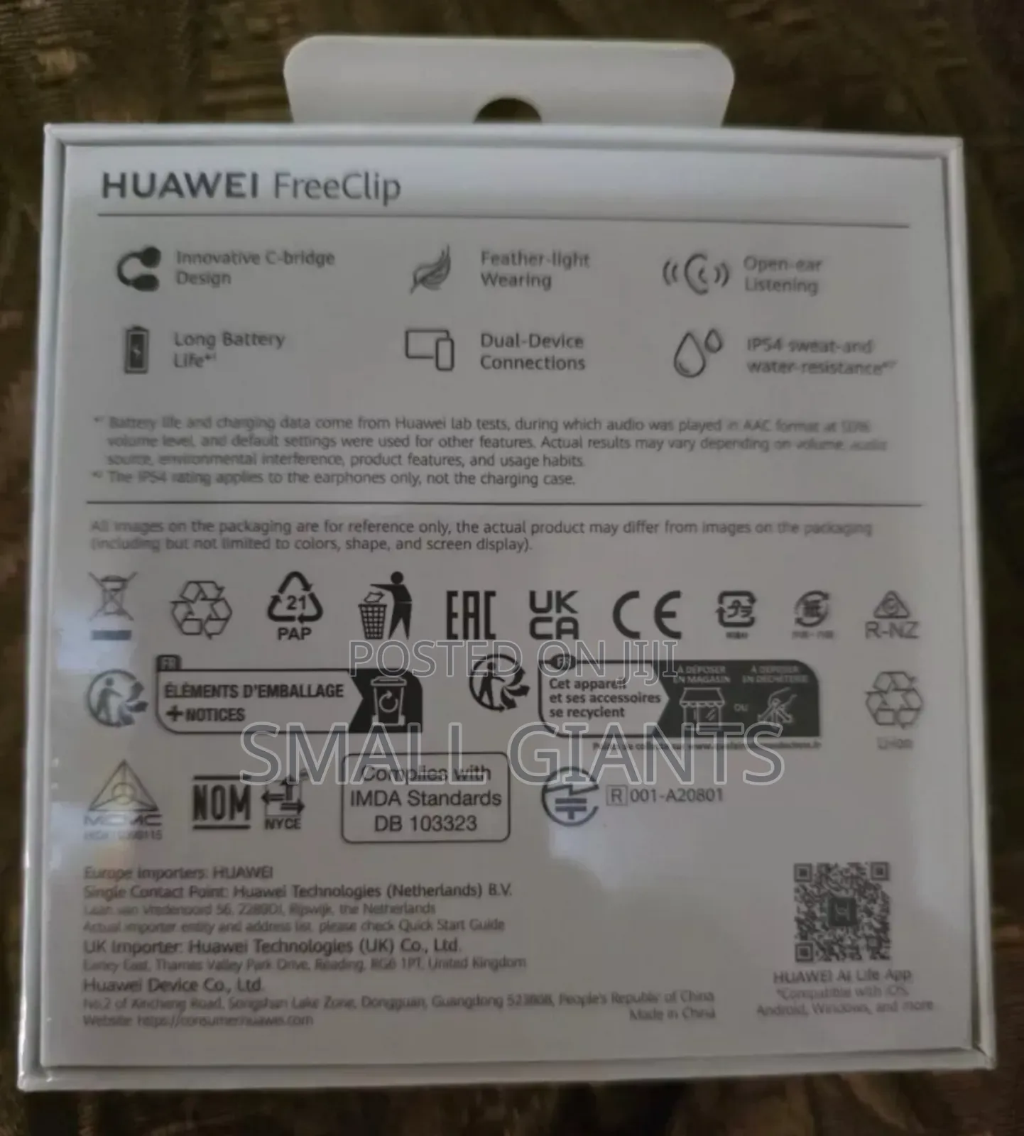 Huawei Freeclip Wireless Earbuds