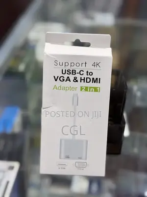 Type C to Vga Hdmi Hub Adapter 2in1