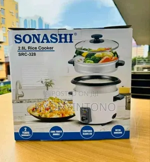 Sonashi 2.8liters Automatic Rice Cooker With 2yrs Warrantee