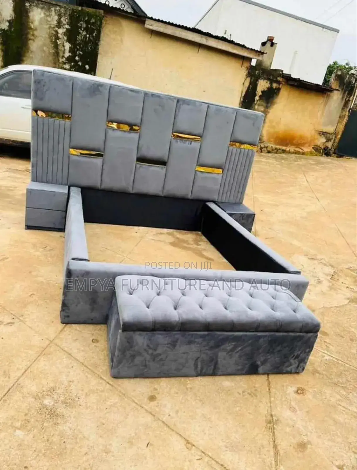 Gray Manster Bed