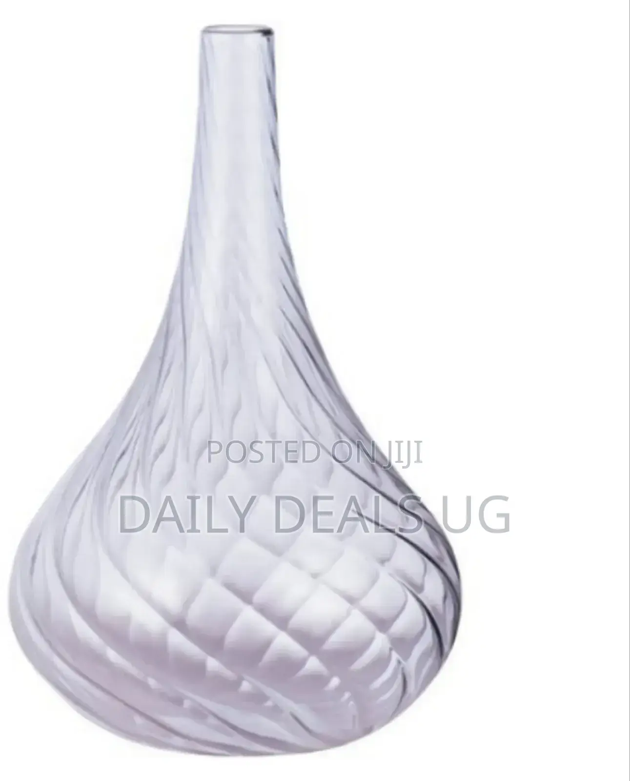 Pot Shaped Flower Glass