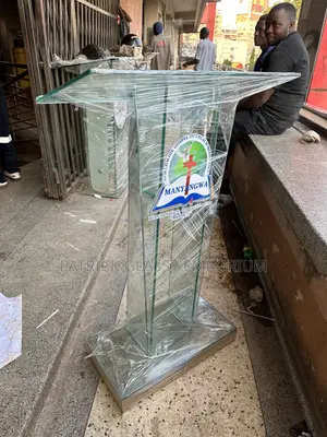 Clear Glass Pulpit
