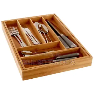 Wooden Cutlery Organizer