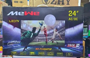Mewe 24" Frameless Digital Tv With Free to Air Decorder