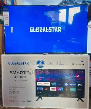 Globalstar 43" Smart Android Frameless Tv