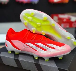 Orange Adidas X Crazyfast Elite Firm Ground Football Shoes