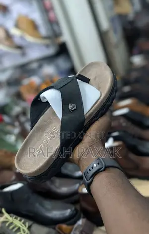 Original Men’S Versace Luxury Leather Slipper Sandals