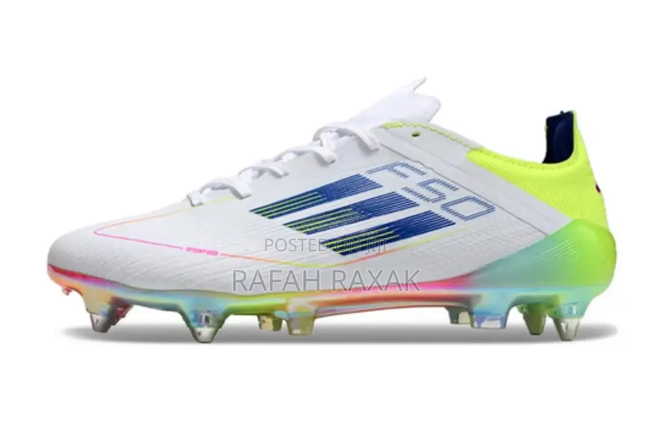Adidas F50 Elite Firm Ground Blue/Yellow Laced Soccer Boots