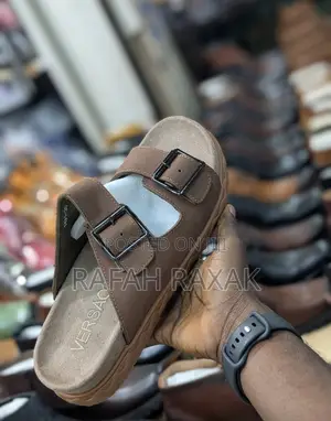 Original Men’S Versace Luxury Double Strap Sandals