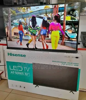 32" Hisense Digital Frameless Tv With Free 2 Air Decorder