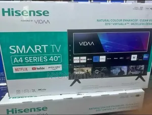 Hisense 40" Smart Tv With Inbuilt Free to Air Decorder