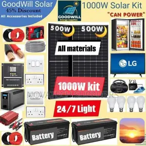 1000W Solar System Full Kit