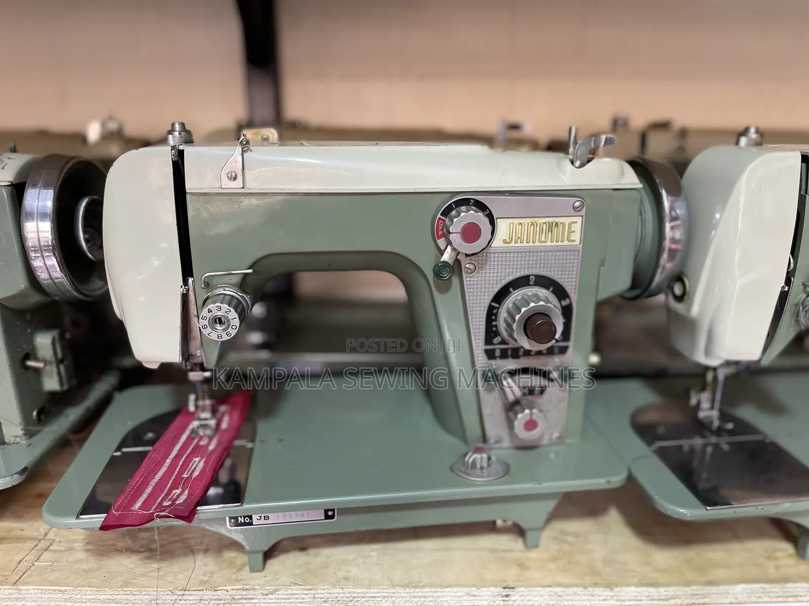 Janome Straight and Zigzag Design Sewing Machines Complete