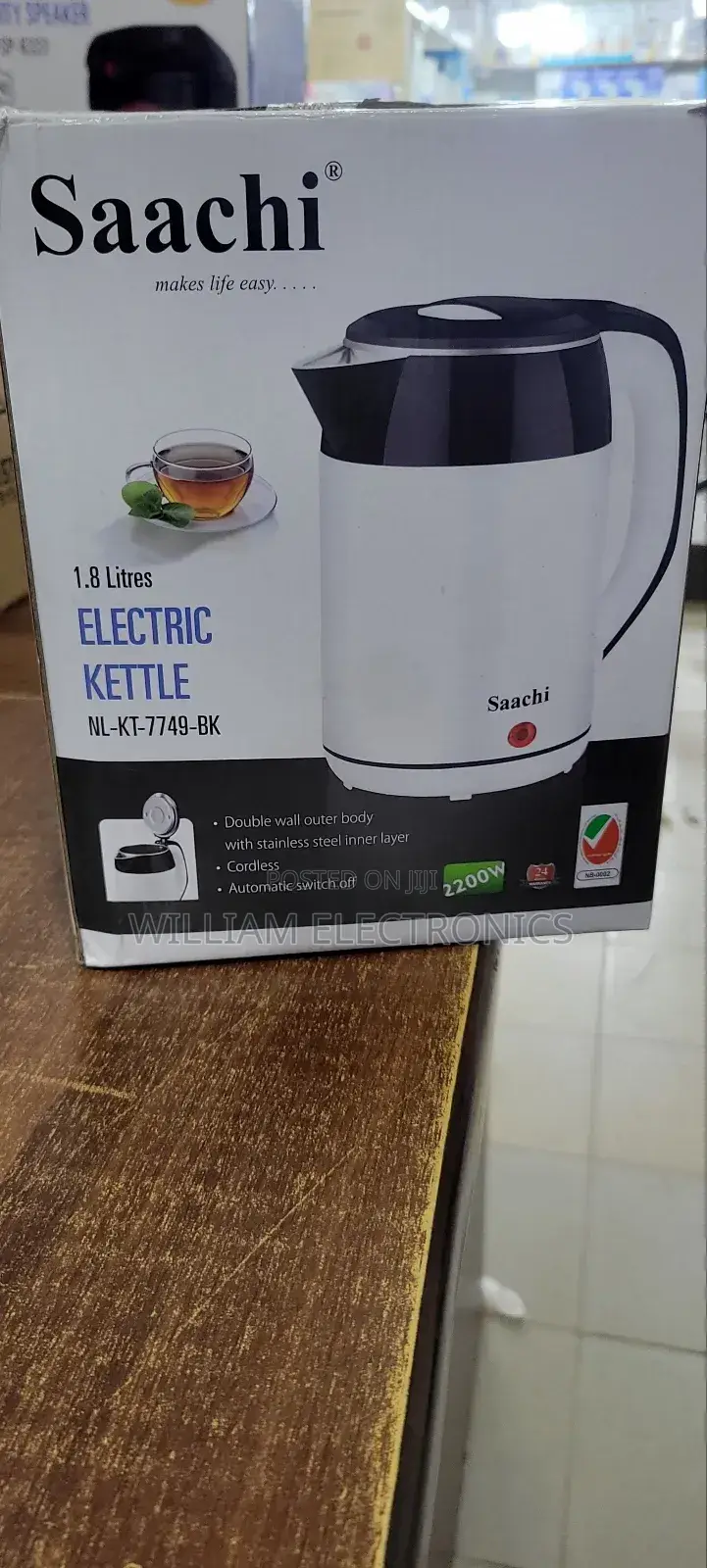 Saachi Stainlesssteel Electric Kettle/1.8lsaachi Kettle
