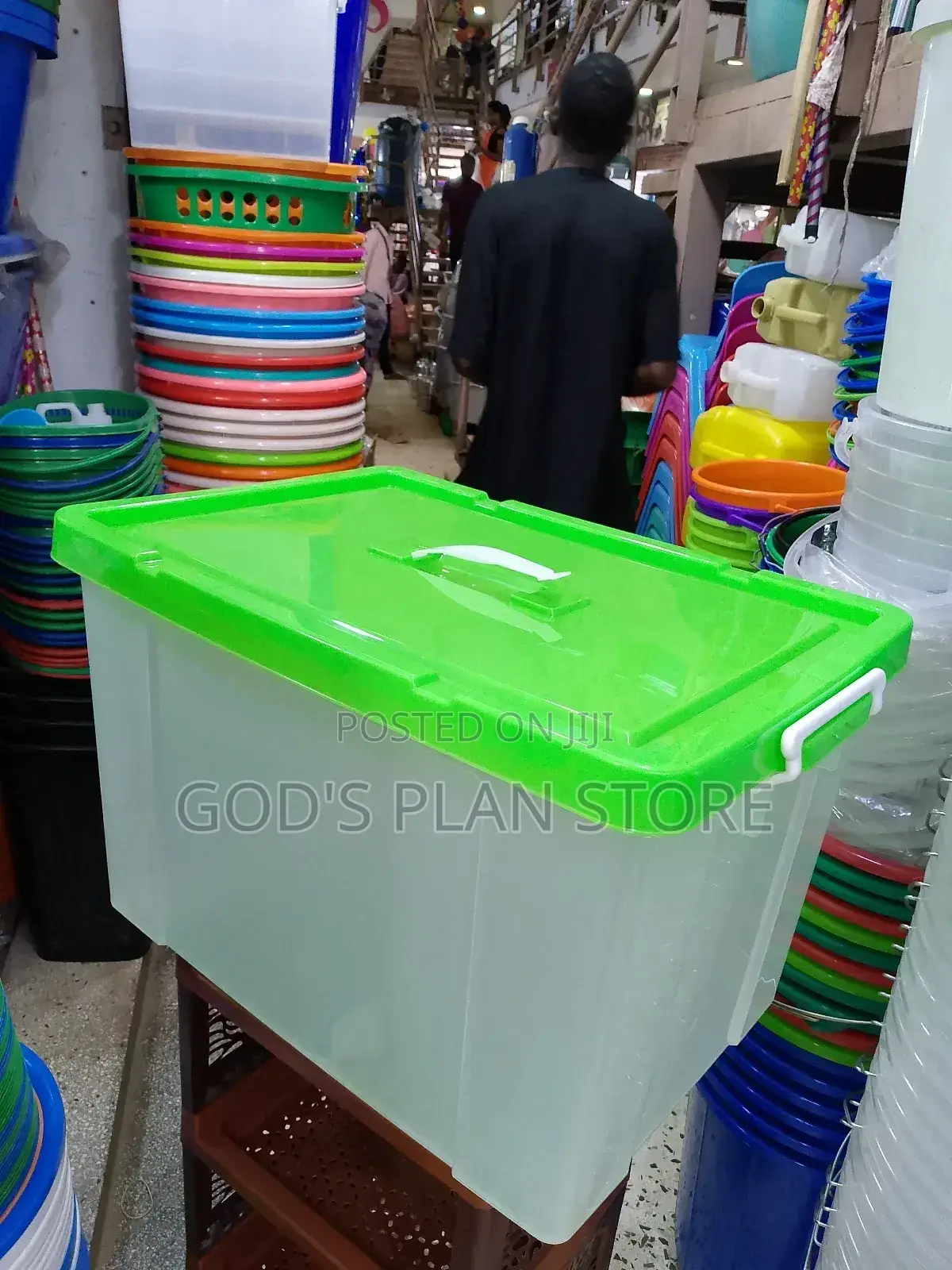 Heavy Duty Plastic Storage Box Big