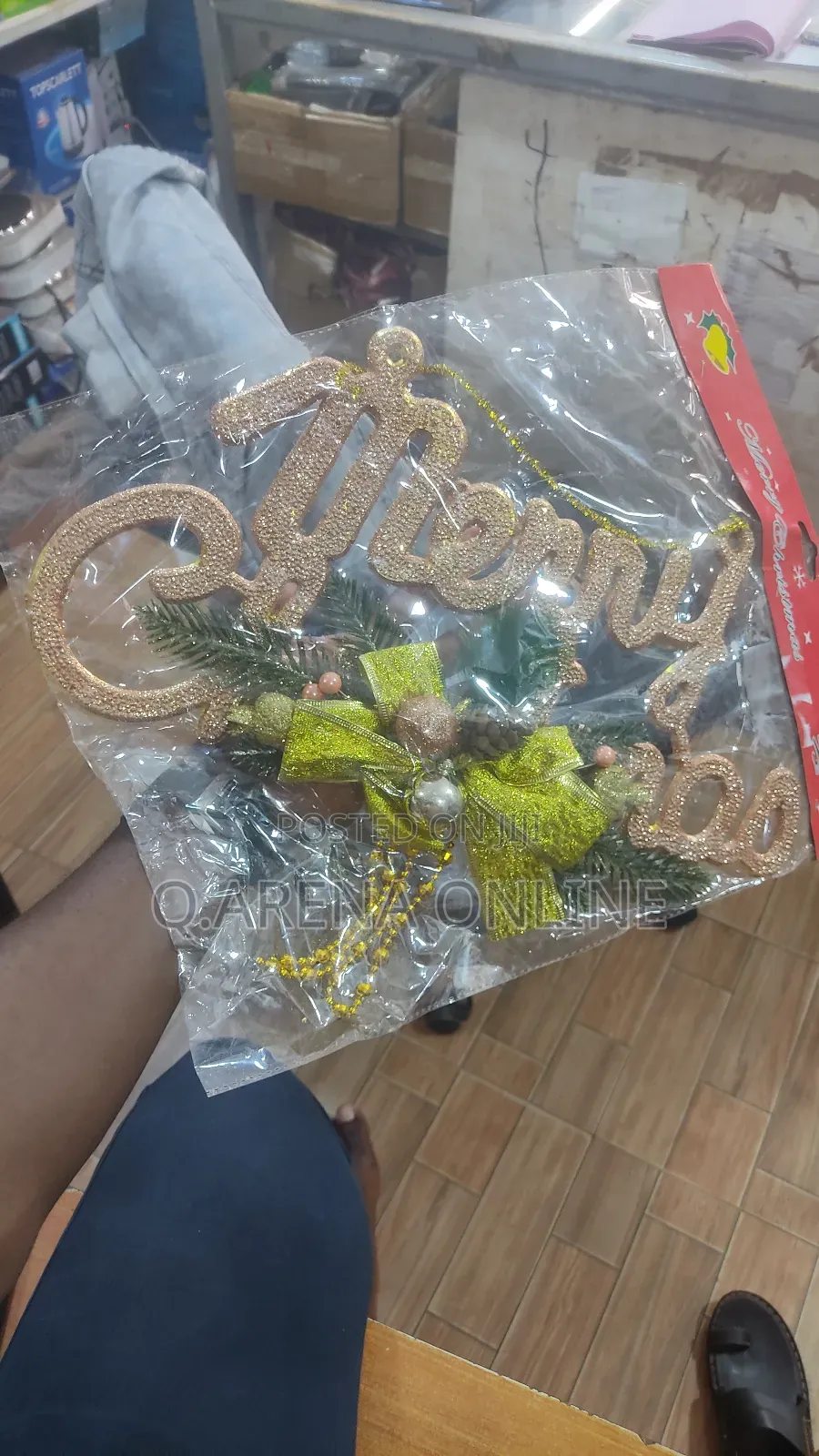 Merry Christmas Decorative Word