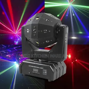 12pieces Led 3in1 Shaking Head Laserdyeing Strobe Light