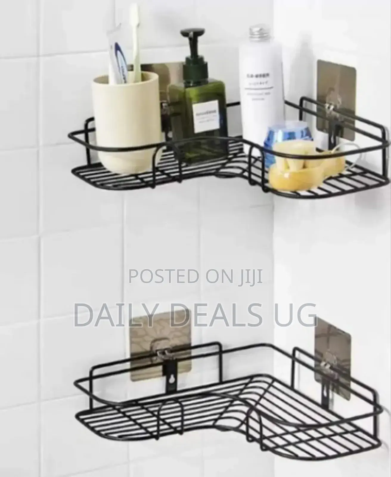 Double Metallic Shelf Rack