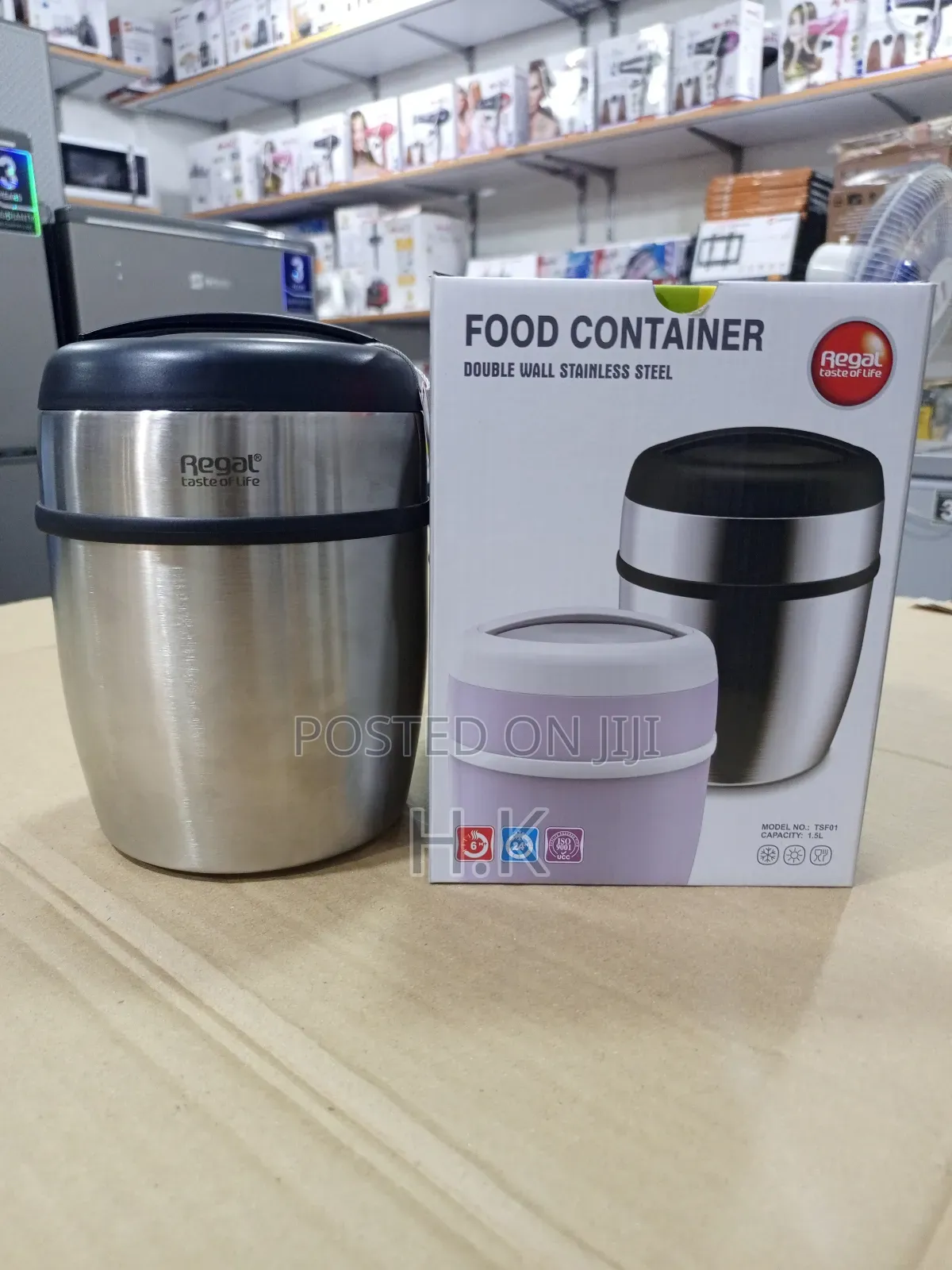 Regal Double-Wall Stainless Steel Food Container 1.5L