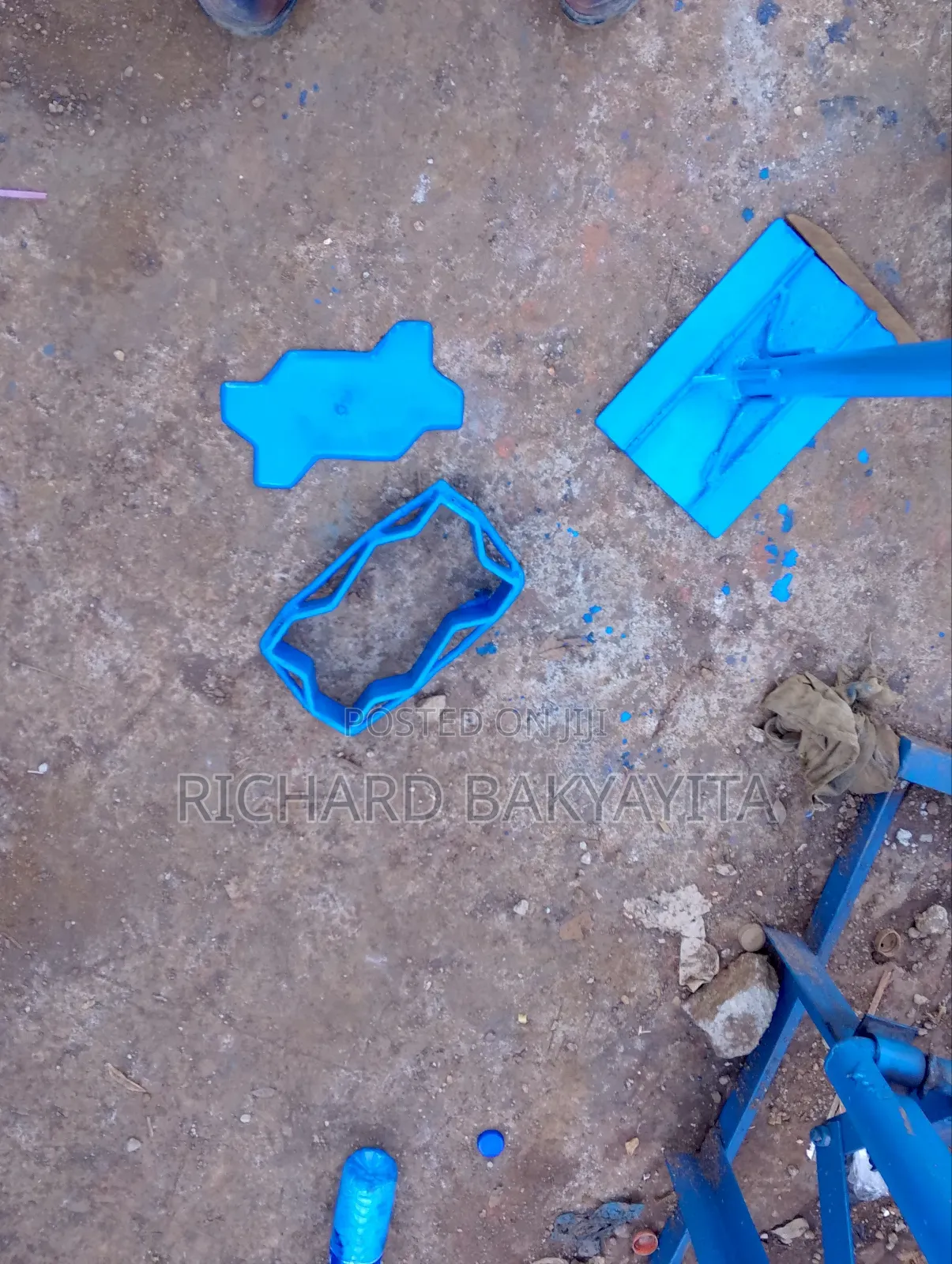A Pair of Paver Making Mould