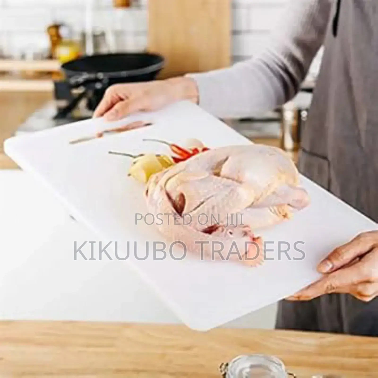 White Plastic Cutting Board