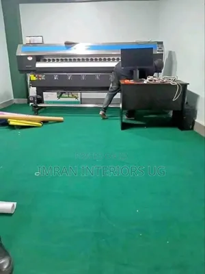 Plain Green Office Wall to Wall Carpets .