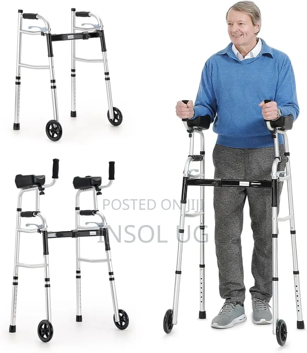 Foldable Stand Up Walking With Armrest Pad