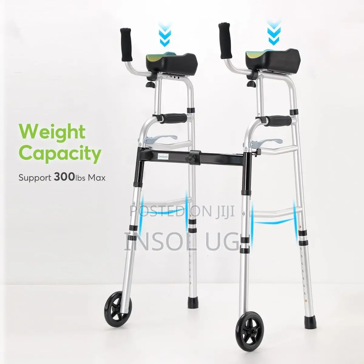 Foldable Stand Up Walking With Armrest Pad
