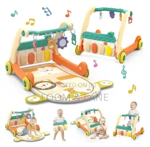 2 in 1 Baby Play Gym Mat and Walker