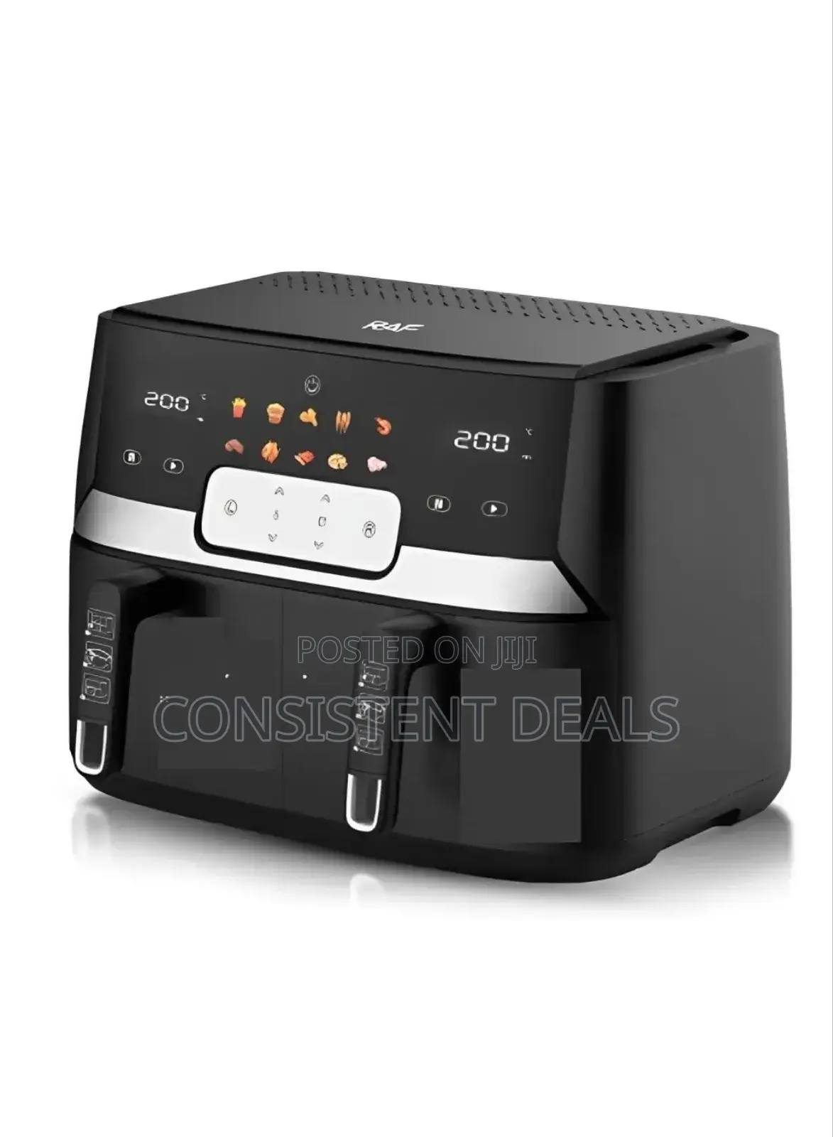 RAF 12L Air Fryer With Double Basket