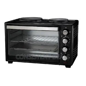 Electric 50 Litres Grill Oven Cooker With 2 Hot Planes
