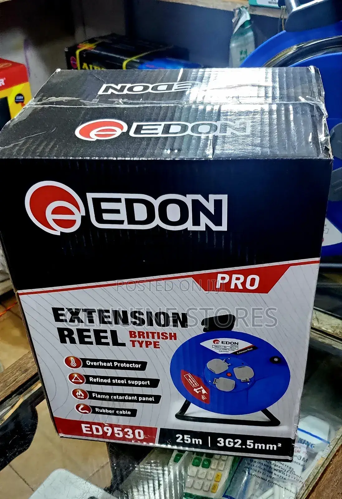 Edon Extension Reel/ British Type/ Cable Reels