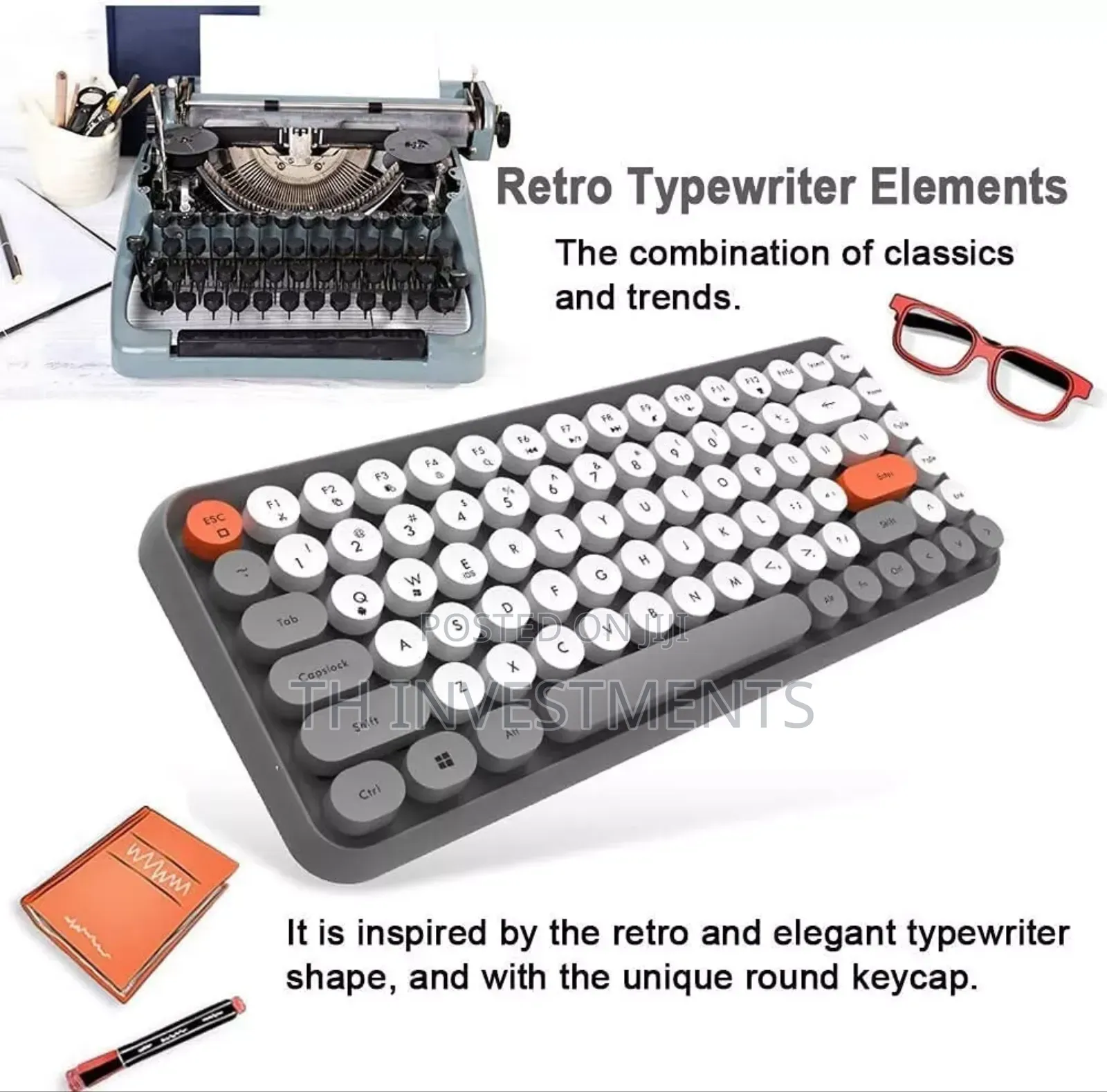 Universal Portable Wireless Bluetooth Keyboard