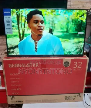 Globalstar 32" Digital Frameless Tv With Free 2 Air