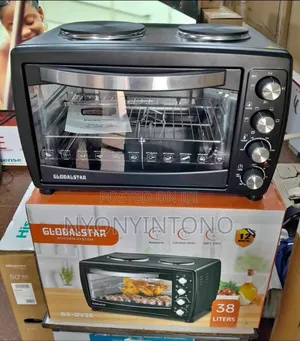 38L Globalstar Electric Oven With Hotplates 1yr Waranty