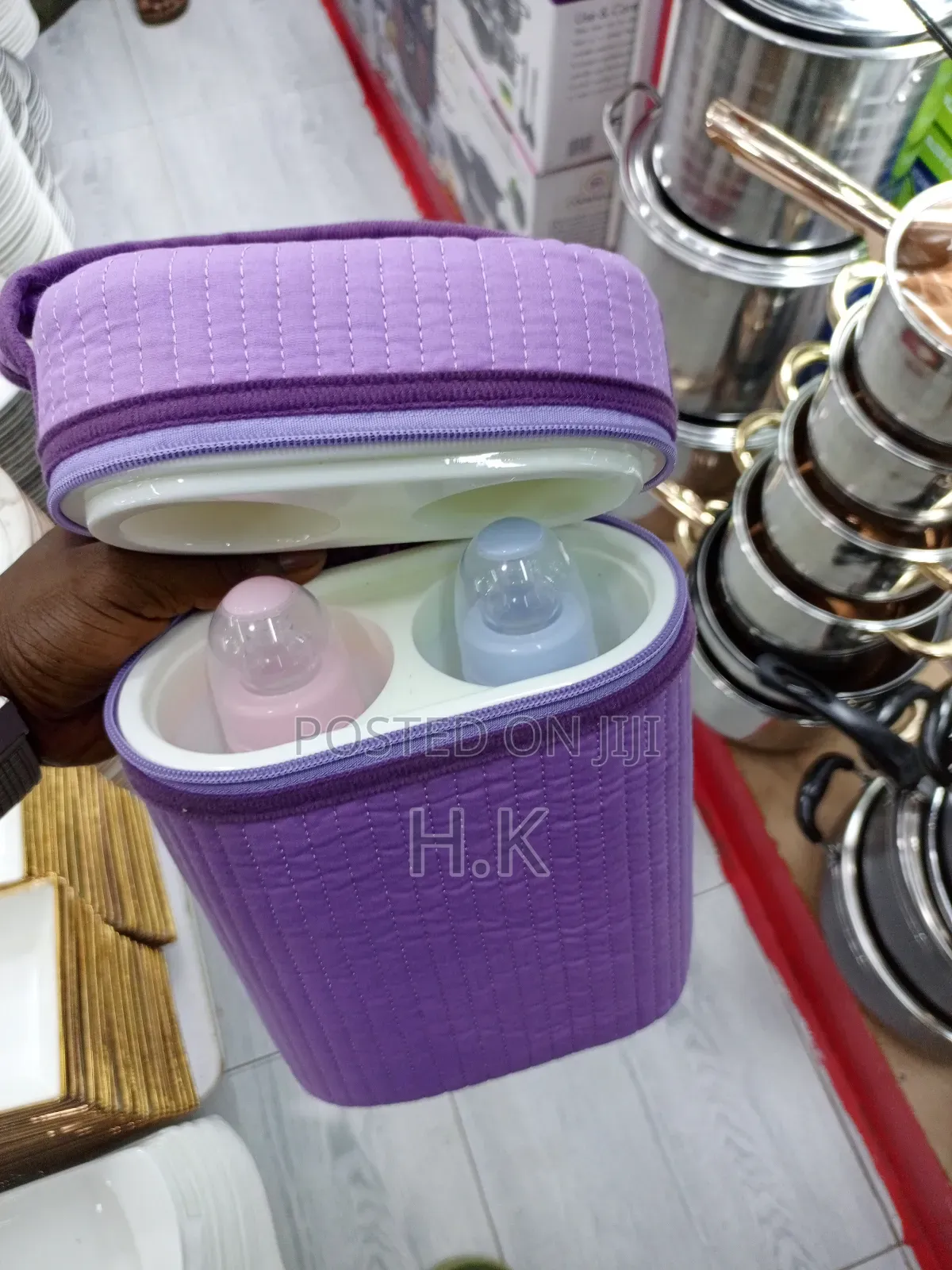 Baby Bottle Warmer With Two Added Bottles