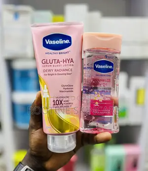 Vaseline Gluta HYA Dewy Radiance + Vaseline B3 Body Oil