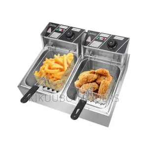 Commercial Heavy Duty Double Deep Fryer