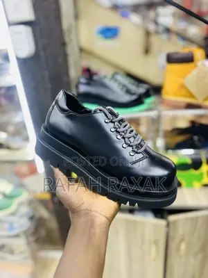 Original Black Bottega Veneta Big Sole Lace Up Shoes