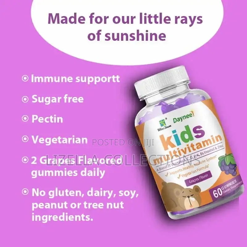 Kids Multi Vitamin Gummies (Boost Immunity, Healthy, Strong)