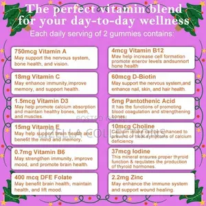 Kids Multi Vitamin Gummies (Boost Immunity, Healthy, Strong)