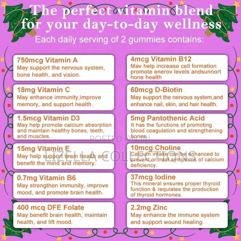 Kids Multi Vitamin Gummies (Boost Immunity, Healthy, Strong)