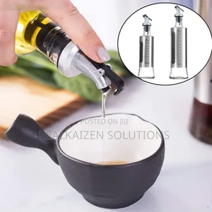 Leak-Proof Glass Cruet Oil| Vinegar | Wine Dispenser Bottle