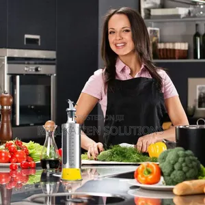 Leak-Proof Glass Cruet Oil| Vinegar | Wine Dispenser Bottle