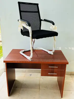 Sled Base Office Chair With Office Table
