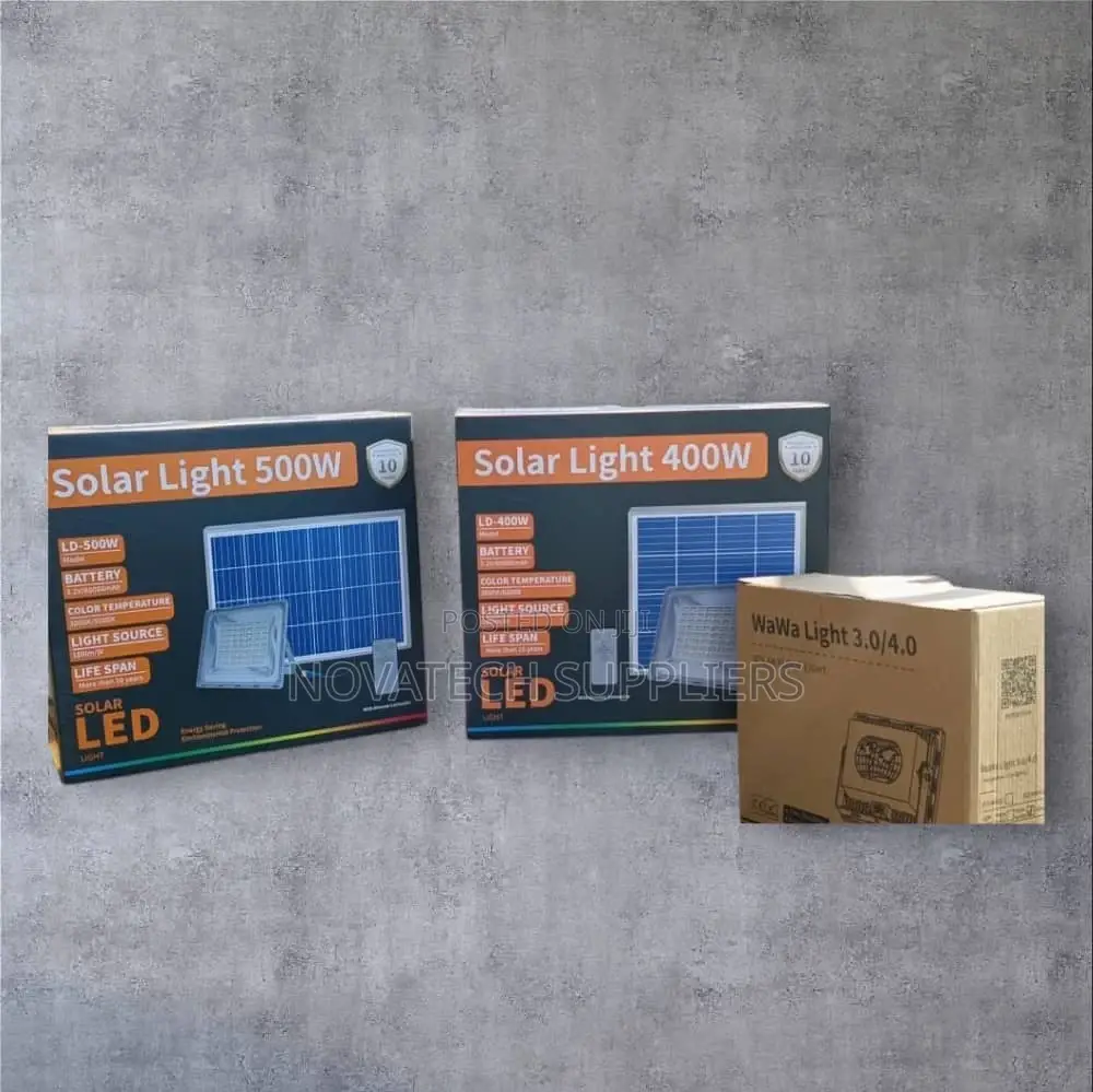 400W Blue Carbon Solar Flood Light Akre