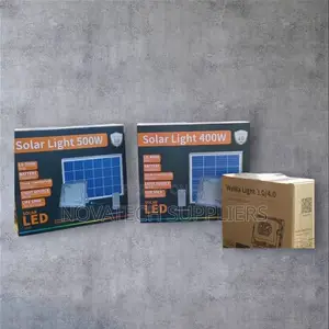 400W Blue Carbon Solar Flood Light Akre